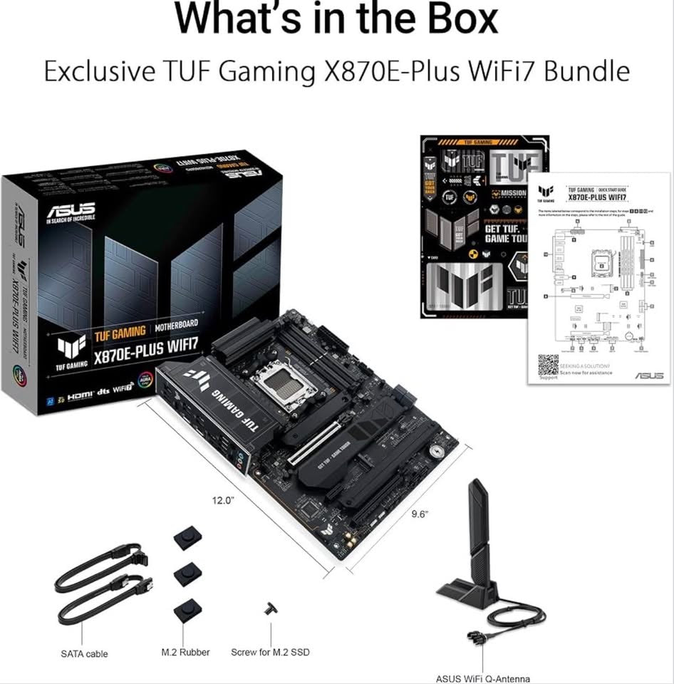🔥 ASUS TUF X870E-PLUS WIFI7 – OPEN BOX, FULL KIT – SAVE $150 vs RETAIL!