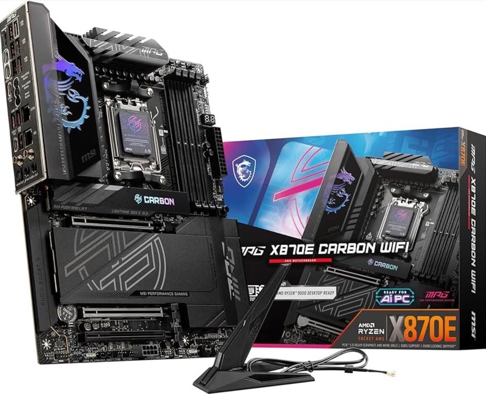 🔥 MSI X870E CARBON WIFI - OPEN BOX, FULL KIT - SAVE $180 vs RETAIL!
