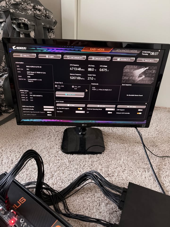🔥 GIGABYTE B650 AORUS Elite AX – OPEN BOX, FULL KIT – $80 FIRM