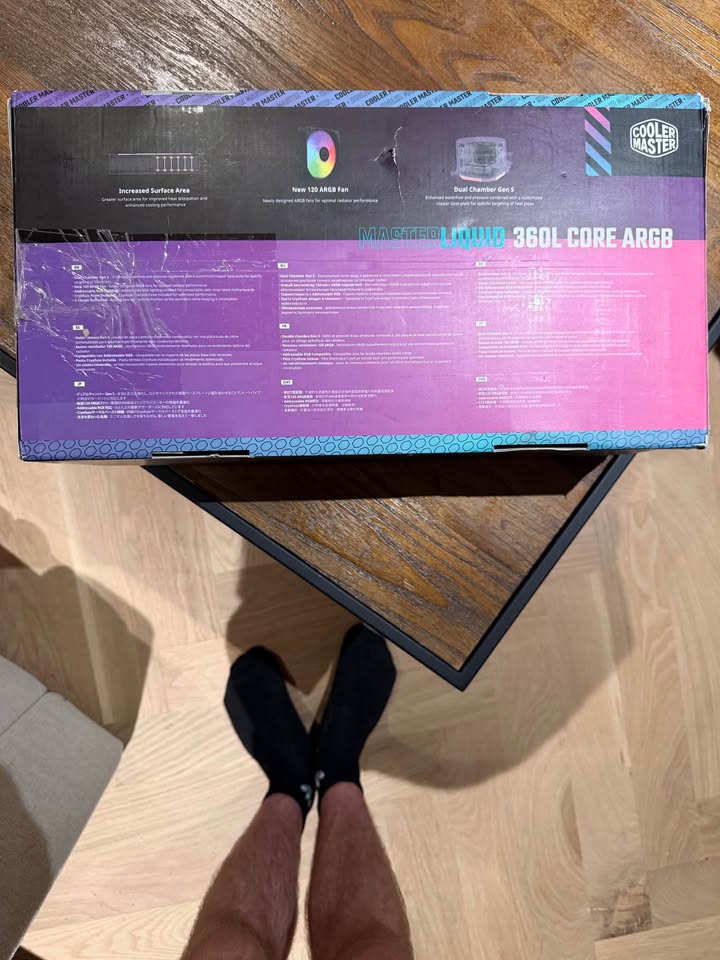 ❄️ Cooler Master 360L Core AIO Liquid Cooler - 360mm RGB - WORKS! - $40 FIRM