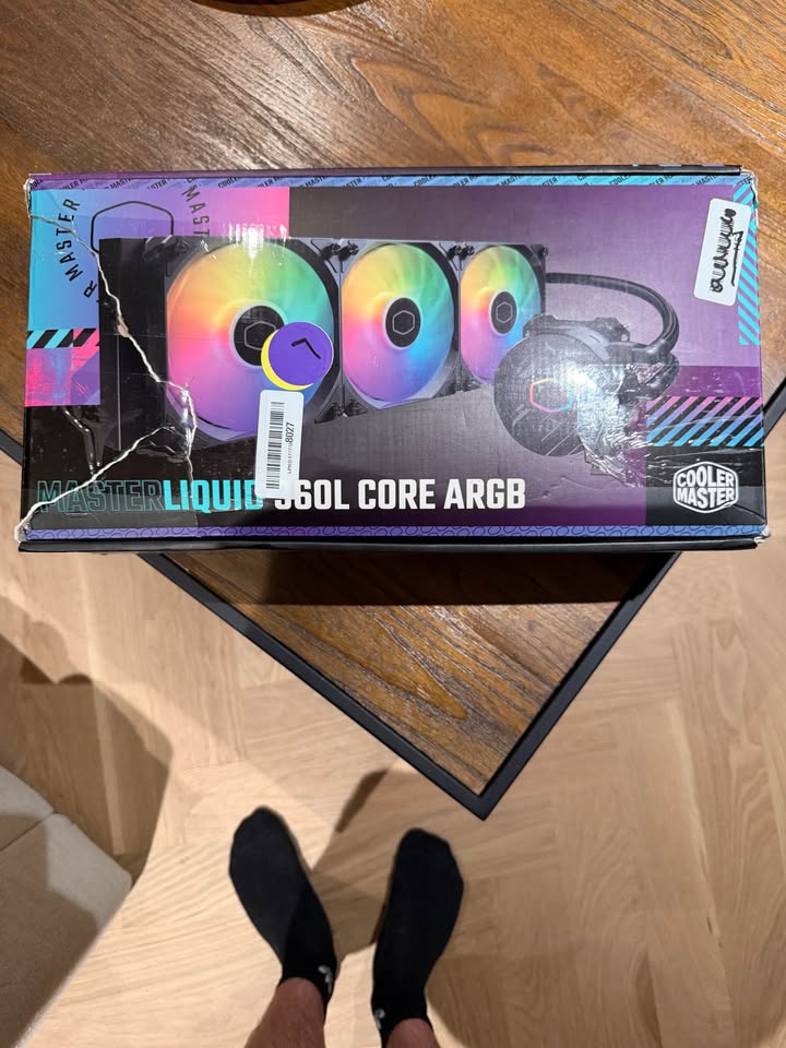 ❄️ Cooler Master 360L Core AIO Liquid Cooler - 360mm RGB - WORKS! - $40 FIRM