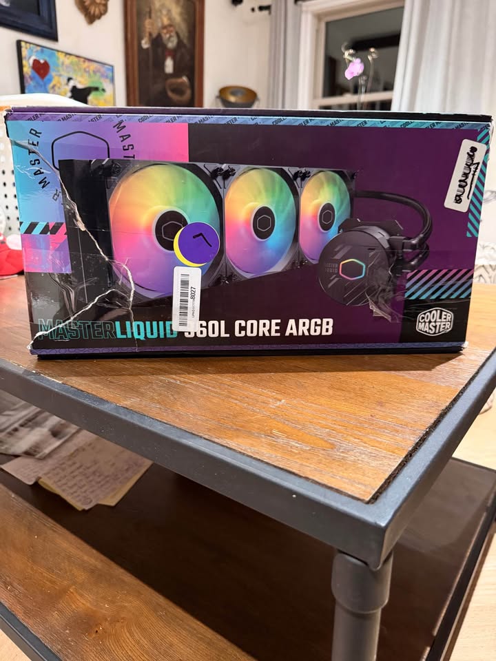 ❄️ Cooler Master 360L Core AIO Liquid Cooler - 360mm RGB - WORKS! - $40 FIRM