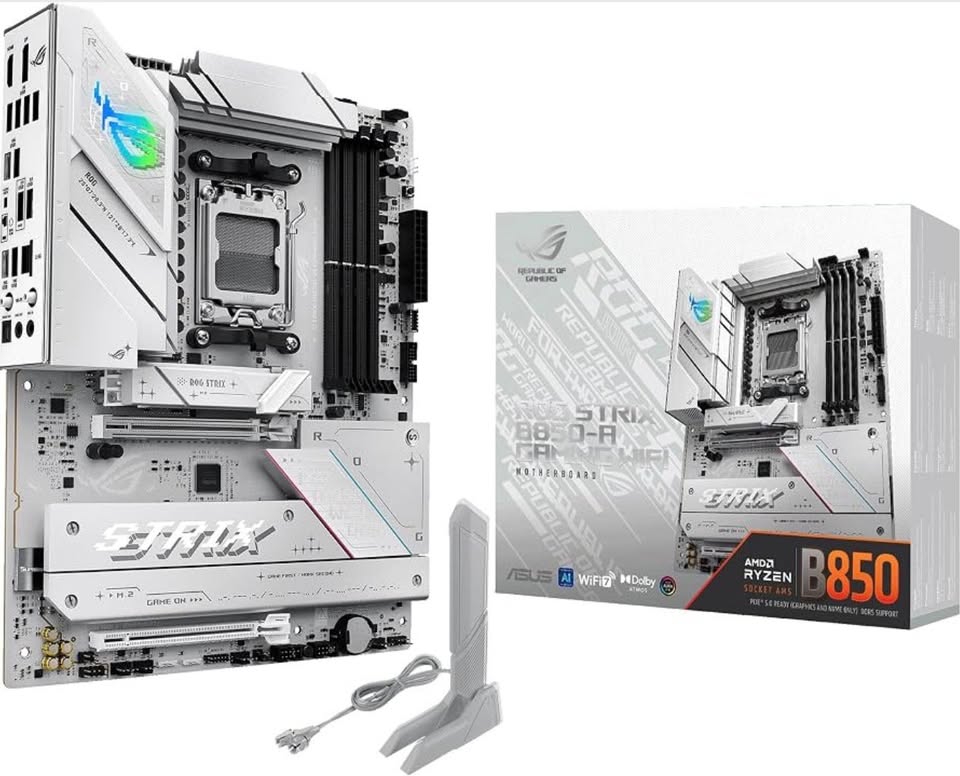 🔥 ASUS ROG Strix B850-A - Like NEW, FULL KIT - SAVE $90 OFF RETAIL!