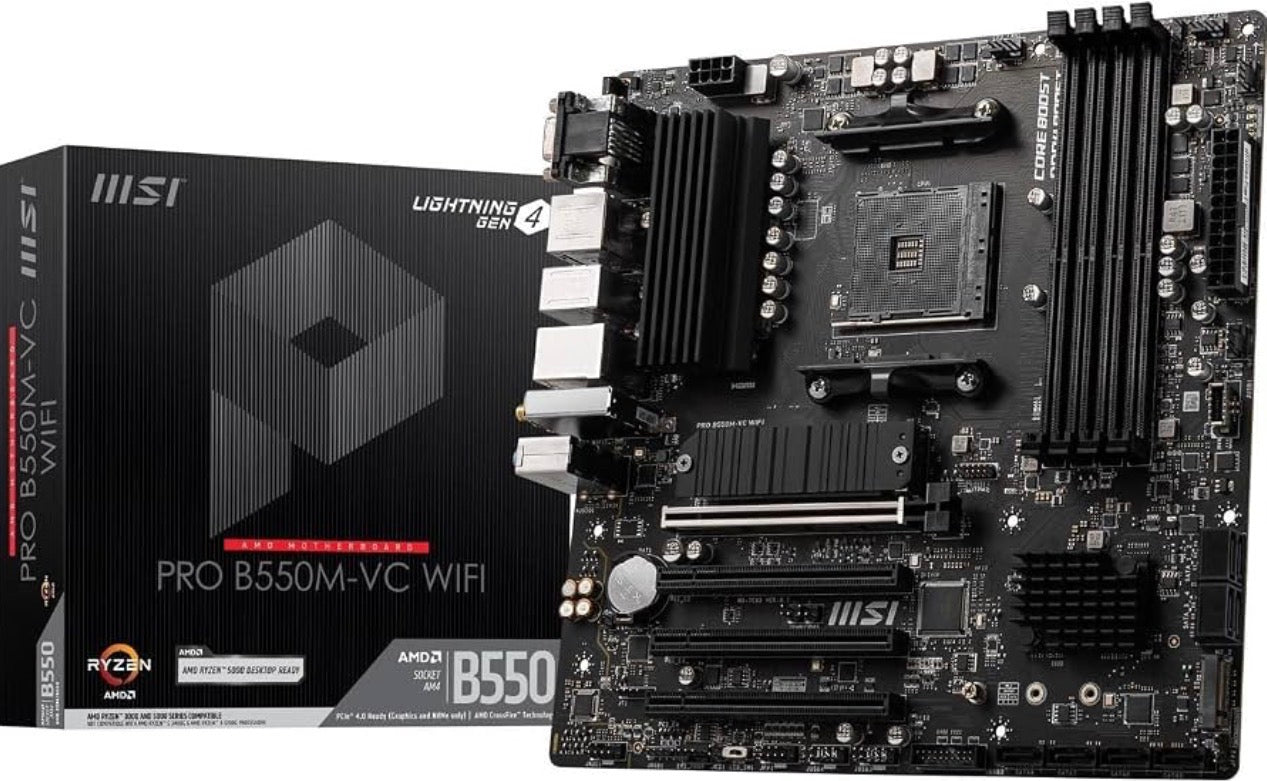 🔥 MSI PRO B550M-VC WIFI – OPEN BOX, FULL KIT – SAVE $30 vs RETAIL!
