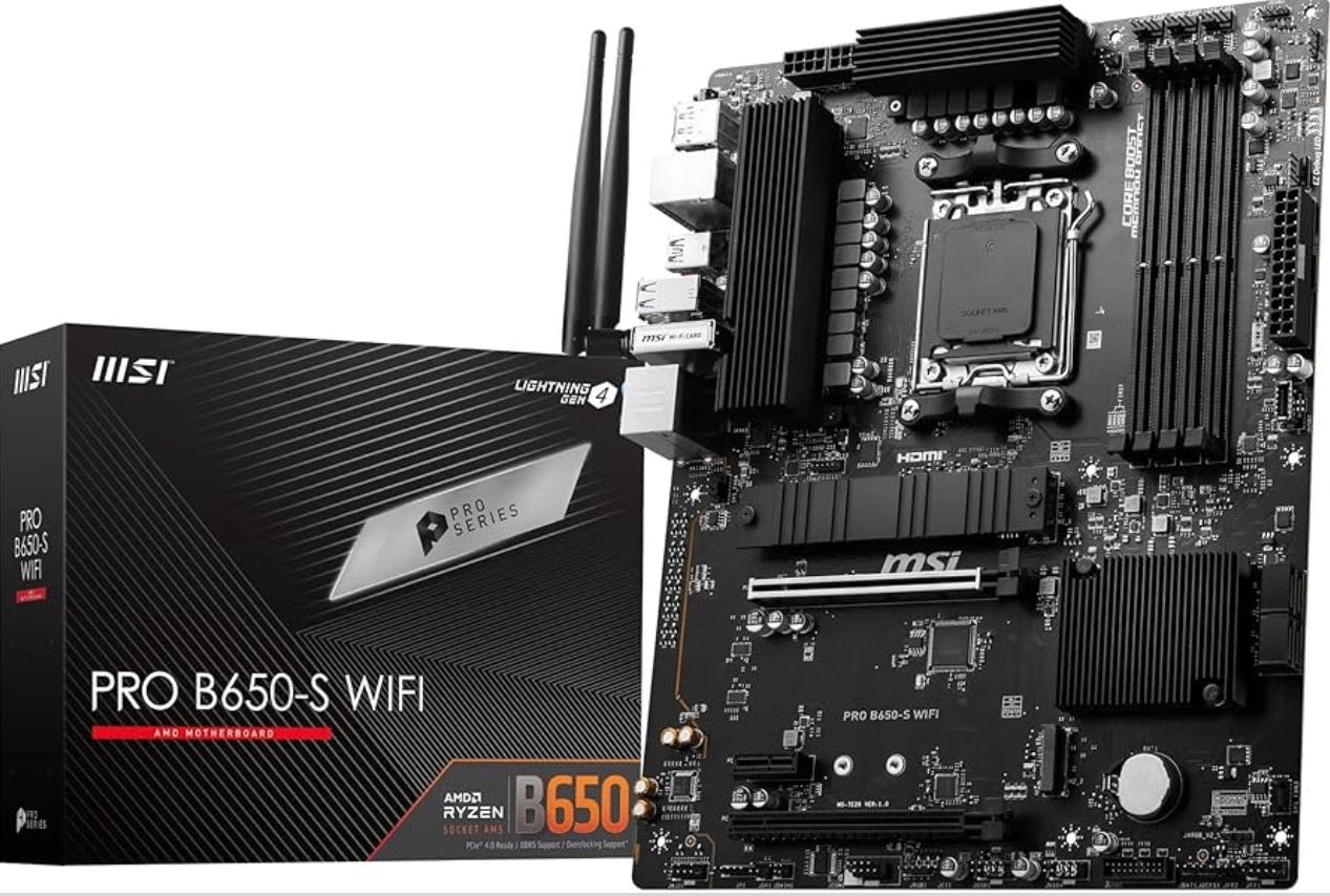 🔥 MSI PRO B650-S WIFI V1 – BRAND NEW FROM FACTORY, TESTED – SAVE $50 vs RETAIL!