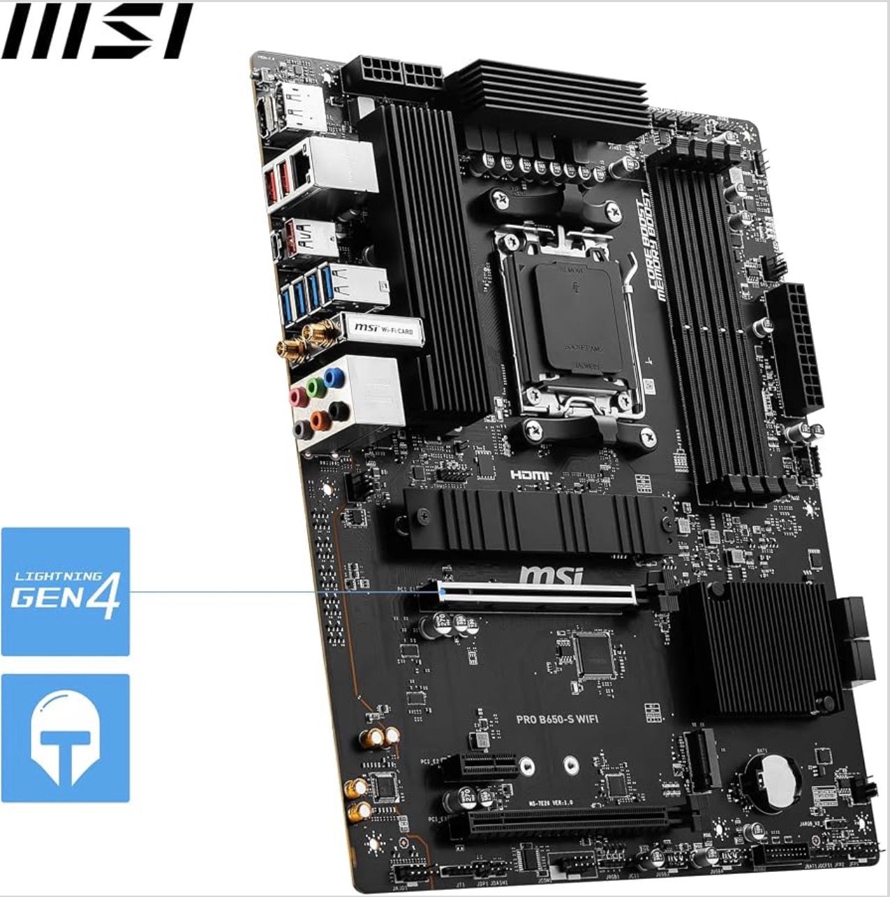 🔥 MSI PRO B650-S WIFI V1 – BRAND NEW FROM FACTORY, TESTED – SAVE $50 vs RETAIL!