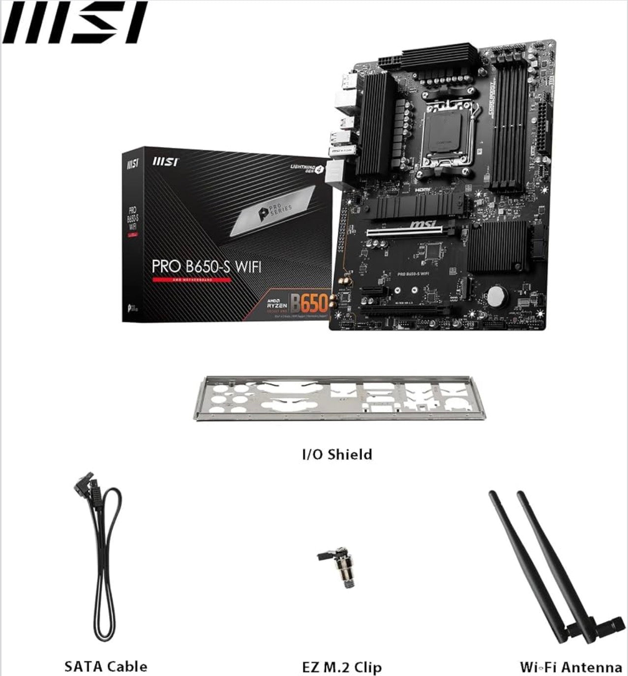 🔥 MSI PRO B650-S WIFI V1 – BRAND NEW FROM FACTORY, TESTED – SAVE $50 vs RETAIL!