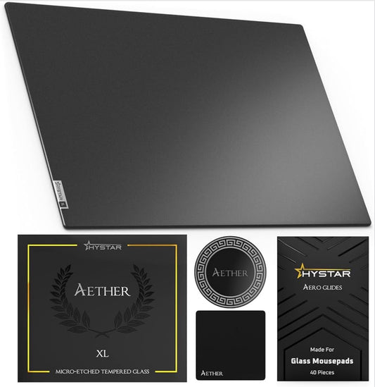 🔥 HYSTAR AETHER GLASS MOUSEPAD XL – BRAND NEW, FACTORY BOXED – SAVE $25 vs RETAIL!