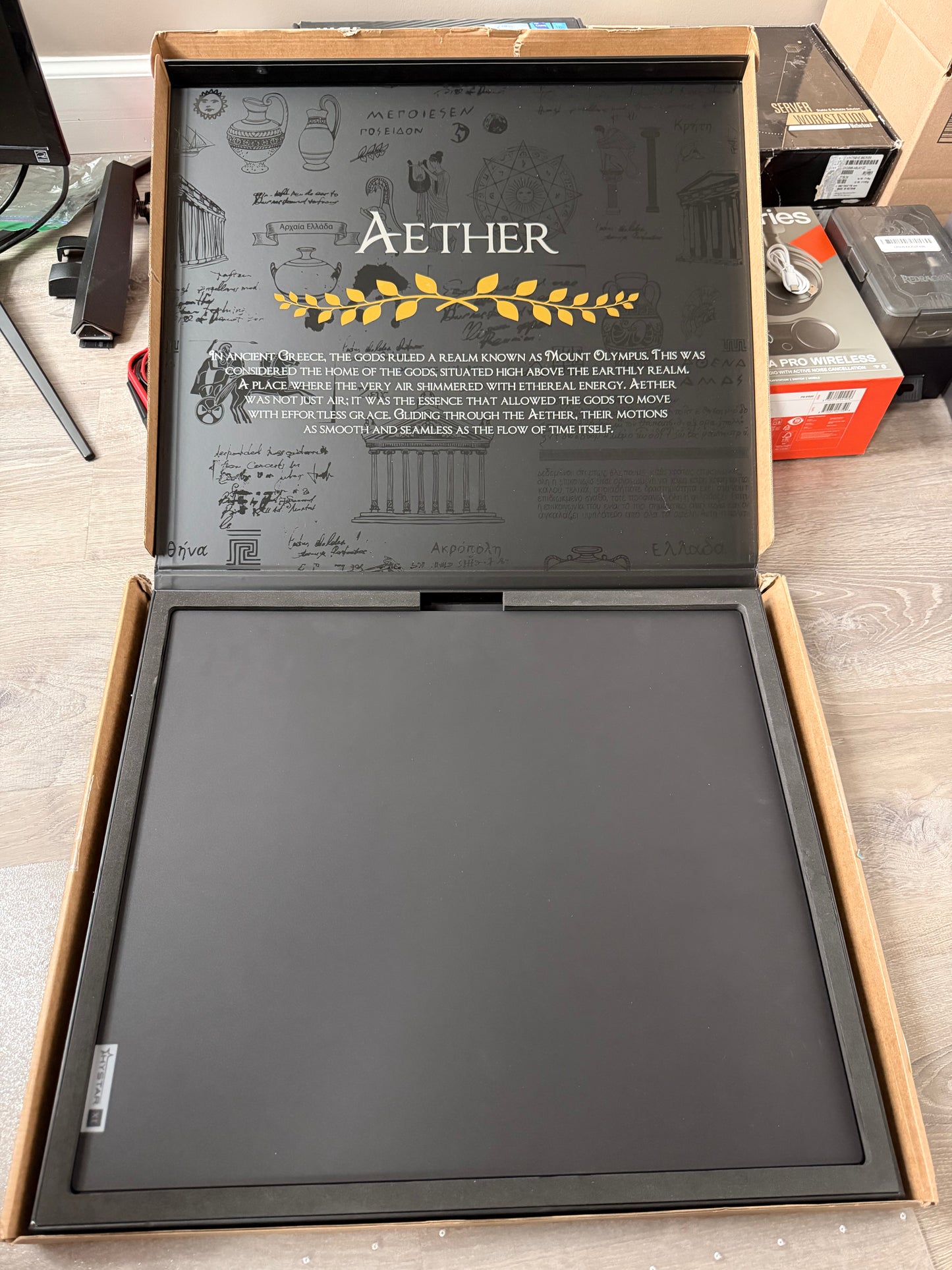 🔥 HYSTAR AETHER GLASS MOUSEPAD XL – BRAND NEW, FACTORY BOXED – SAVE $25 vs RETAIL!