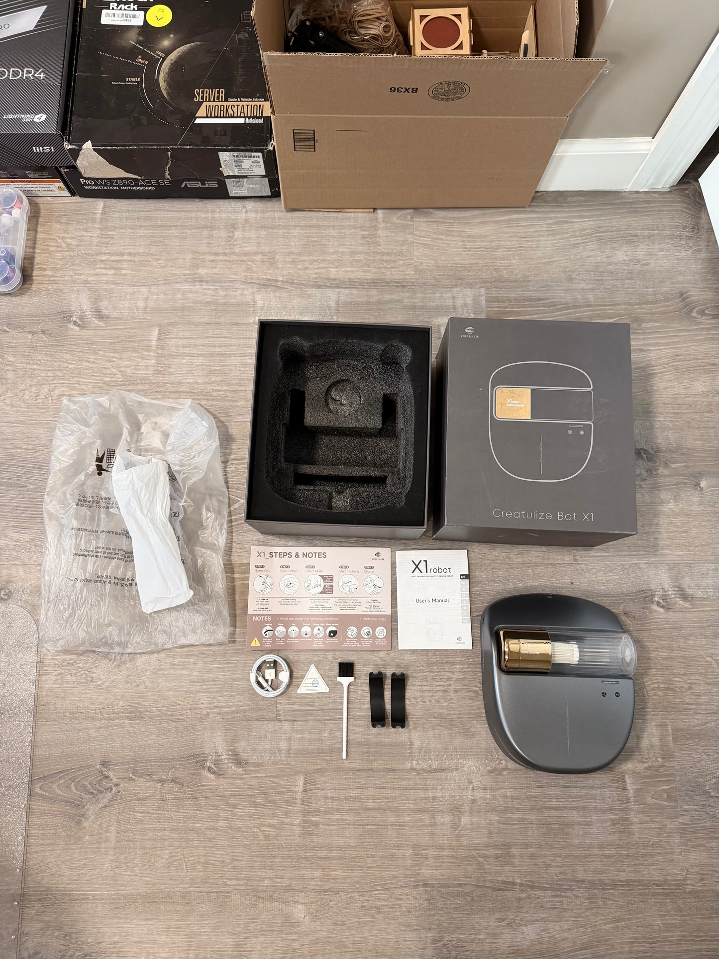 🔥 CREATULIZE X1 ROBOT BED VACUUM – BRAND NEW KIT, TESTED WORKING – SAVE $100 vs RETAIL!