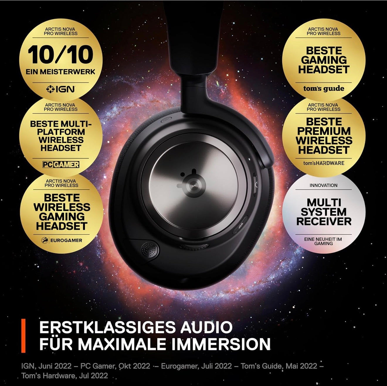 🔥 STEELSERIES ARCTIS NOVA PRO WIRELESS – FOR PARTS / REPAIR – MASSIVE DISCOUNT!