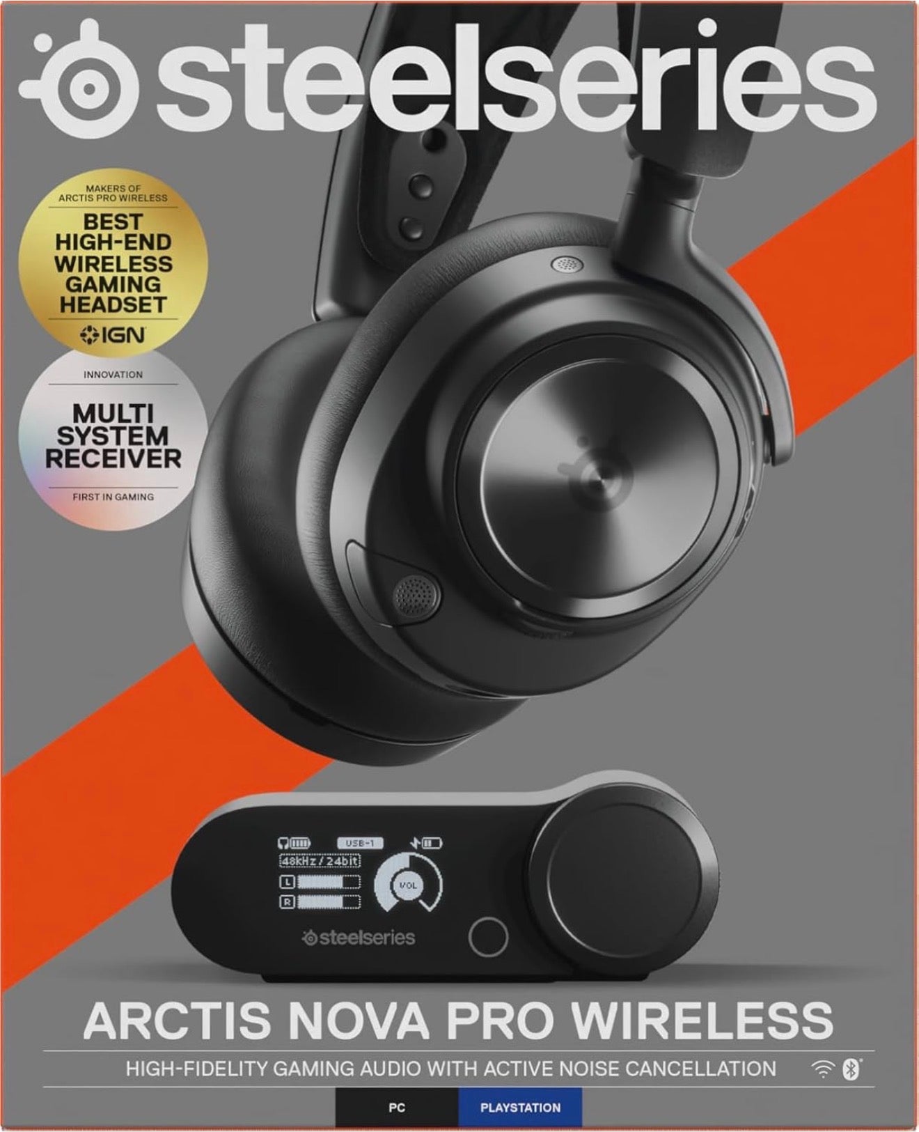 🔥 STEELSERIES ARCTIS NOVA PRO WIRELESS – FOR PARTS / REPAIR – MASSIVE DISCOUNT!