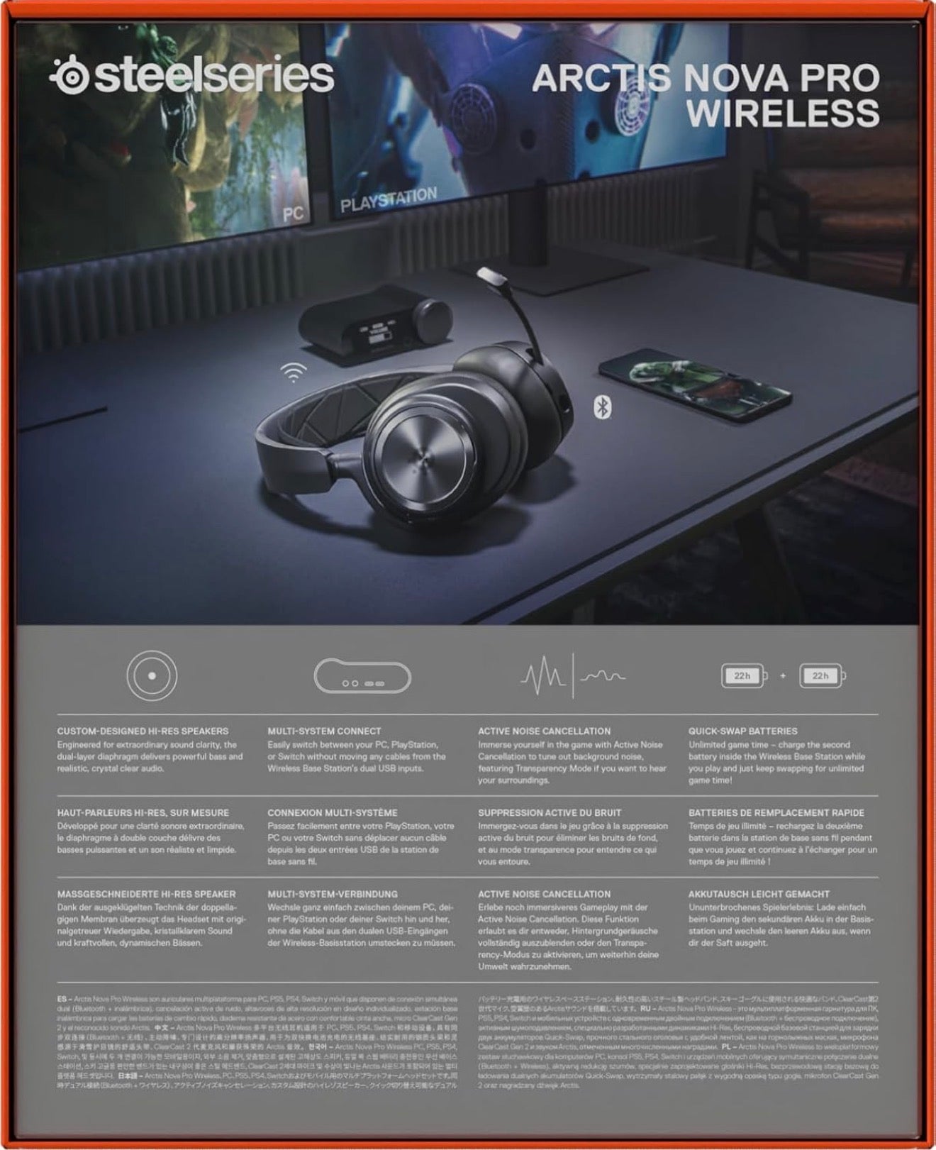 🔥 STEELSERIES ARCTIS NOVA PRO WIRELESS – FOR PARTS / REPAIR – MASSIVE DISCOUNT!