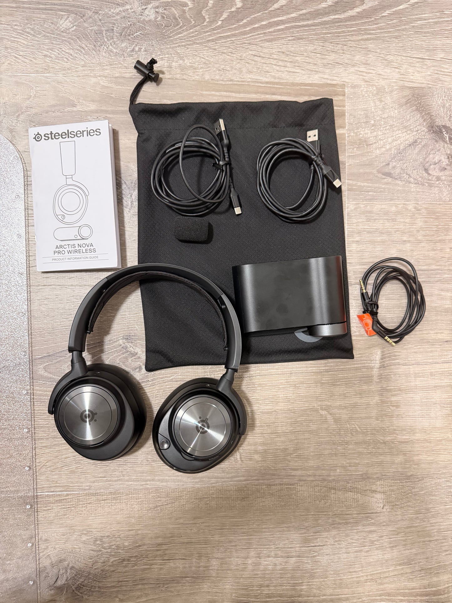 🔥 STEELSERIES ARCTIS NOVA PRO WIRELESS – FOR PARTS / REPAIR – MASSIVE DISCOUNT!
