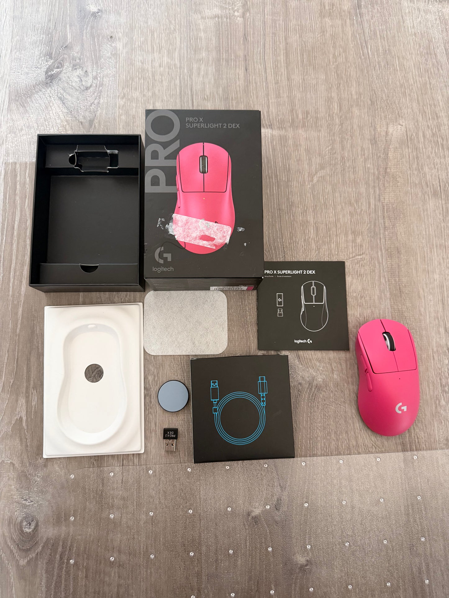 🔥 Logitech G PRO X Superlight 2 DEX Wireless Gaming Mouse (Magenta) – MINT, OPEN BOX – SAVE BIG!