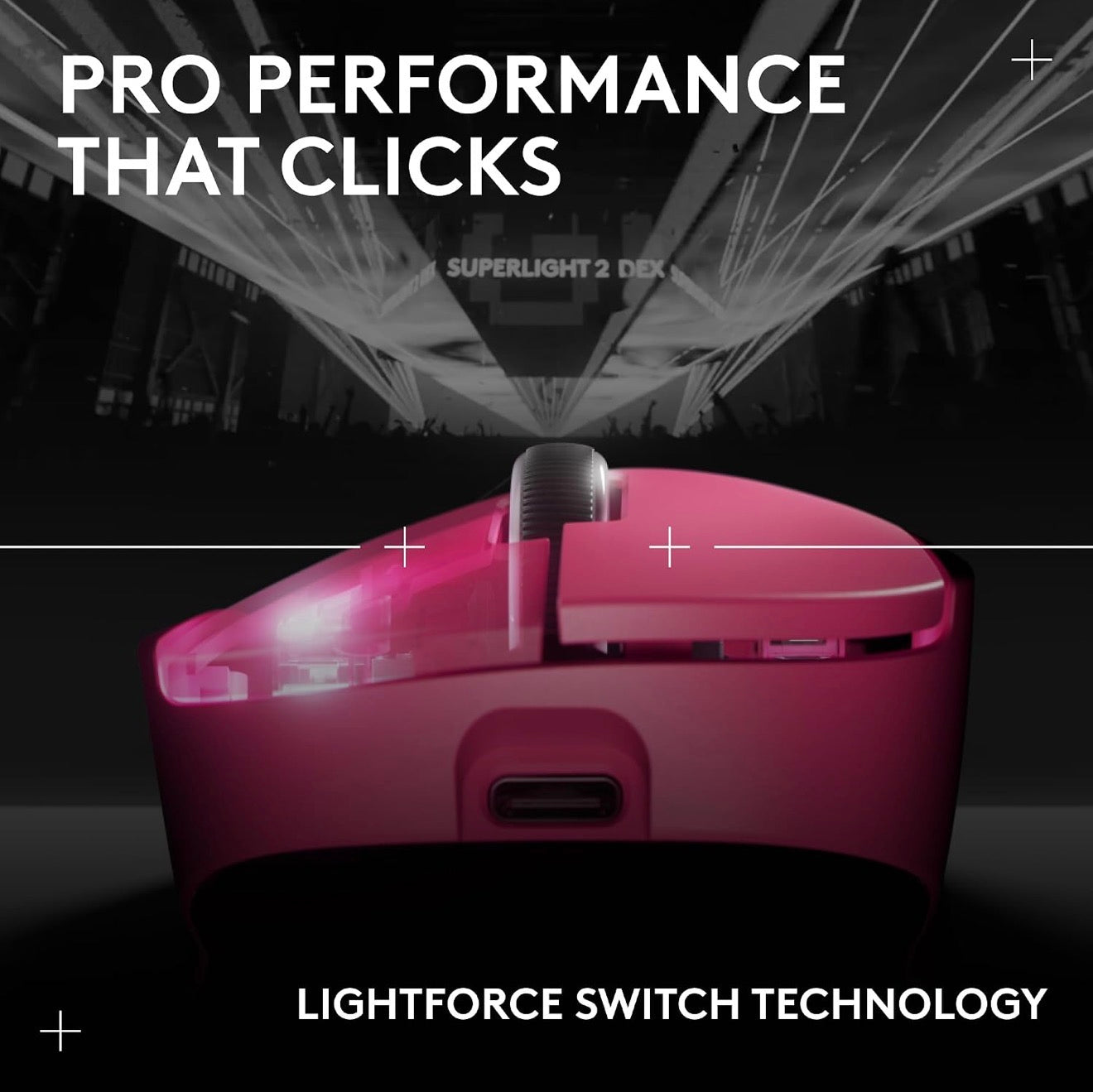 🔥 Logitech G PRO X Superlight 2 DEX Wireless Gaming Mouse (Magenta) – MINT, OPEN BOX – SAVE BIG!