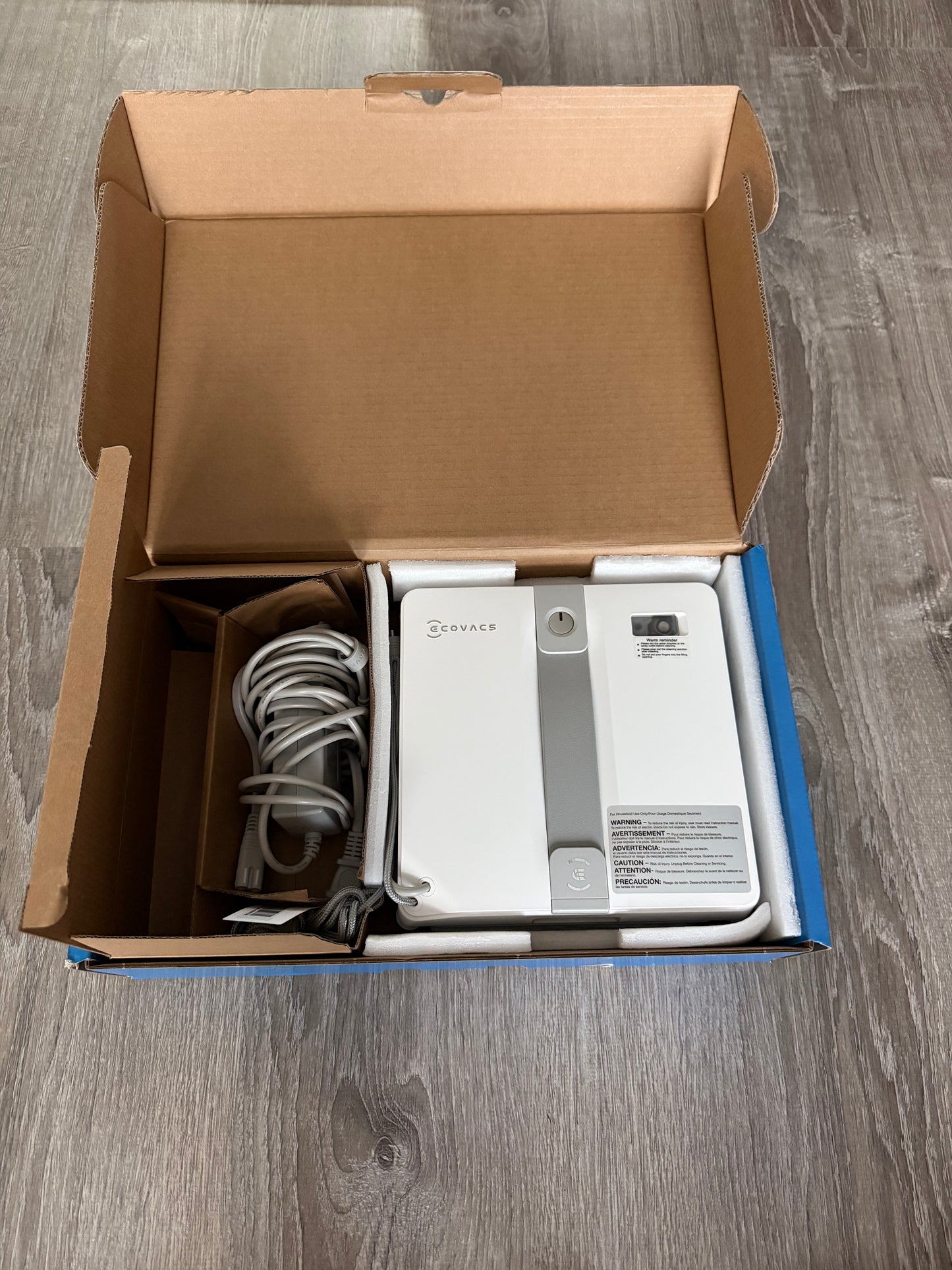 🔥 ECOVACS WINBOT MINI2 – FOR PARTS / REPAIR – POWERS ON, LOW BATTERY ISSUE