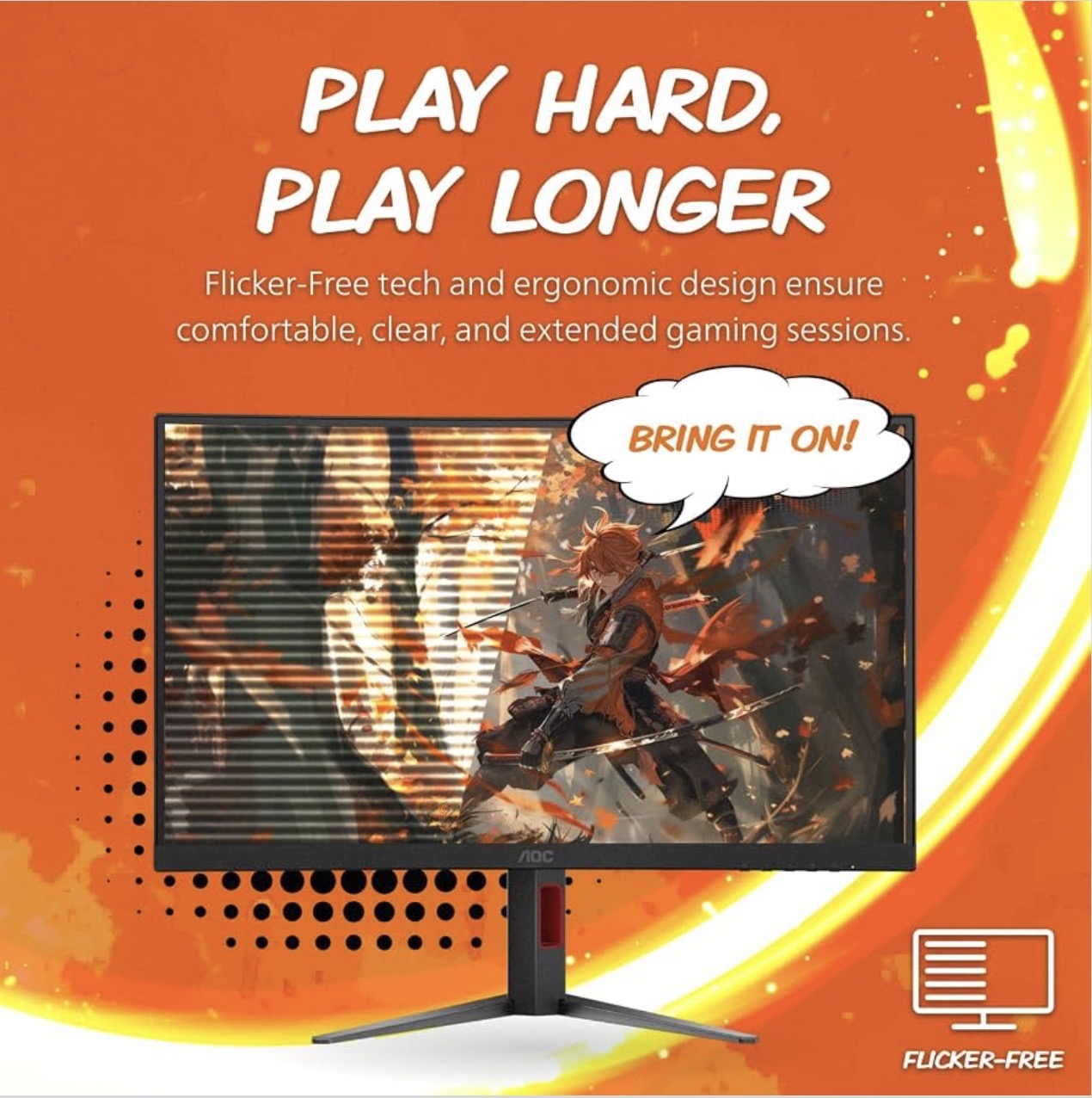 🔥 AOC CQ27G4ZH 27" Curved Gaming Monitor QHD 300Hz (2K, 1500R) – OPEN BOX, LIKE NEW – ALL ACCESSORIES!