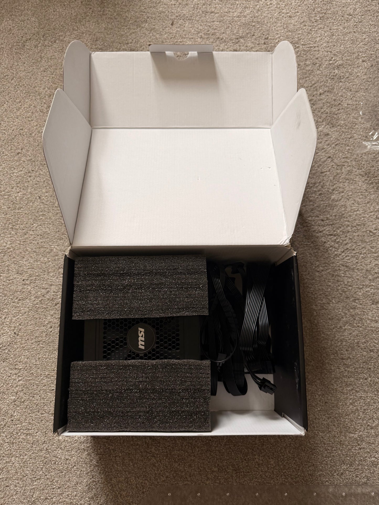 MSI MAG A750GL PCIE5 750W Fully Modular PSU – 80+ Gold, ATX 3.1/PCIe 5.1 – TESTED, Powers On!