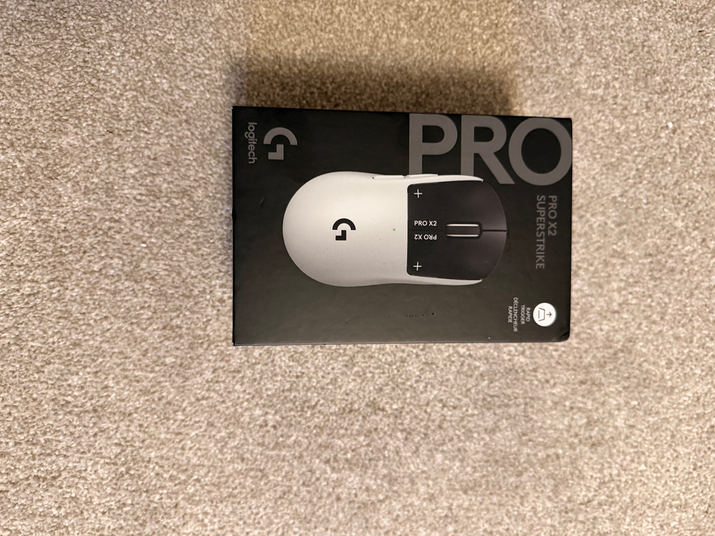 🔥 Logitech G PRO X2 SUPERSTRIKE Wireless Gaming Mouse (Black/White) – TESTED, No Damage!