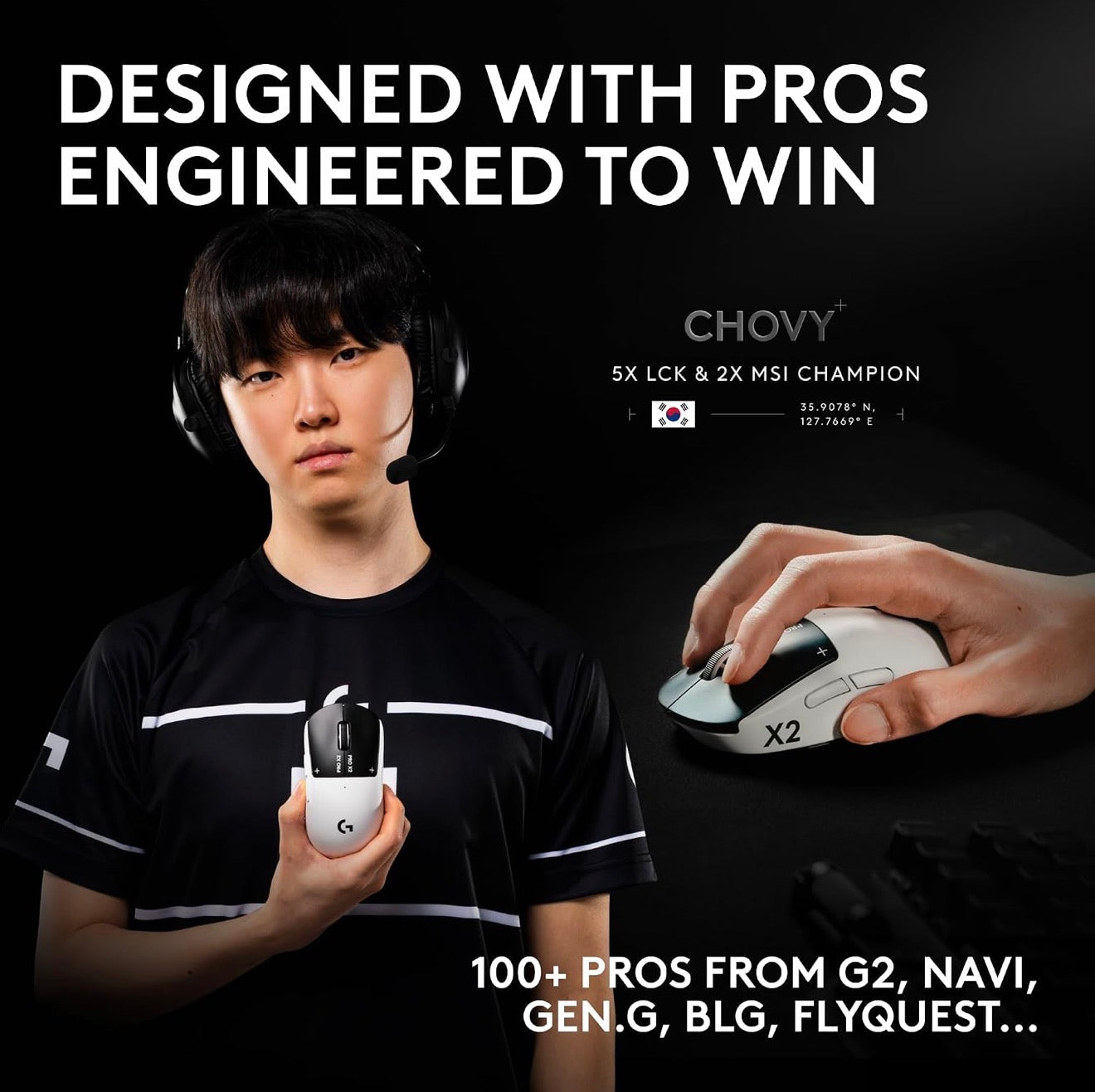 🔥 Logitech G PRO X2 SUPERSTRIKE Wireless Gaming Mouse (Black/White) – TESTED, No Damage!