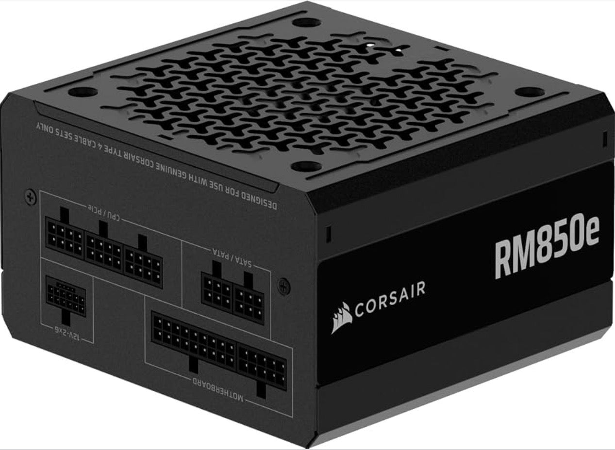CORSAIR RM850e (2025) 850W Fully Modular PSU – ATX 3.1/PCIe 5.1 Ready – NEW, TESTED!