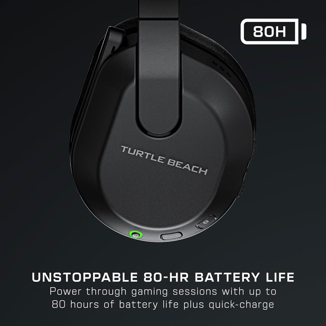 Turtle Beach Stealth 600 Wireless Gaming Headset (White) – Xbox/PS5/PC – Mic Broken, Audio Works Great!