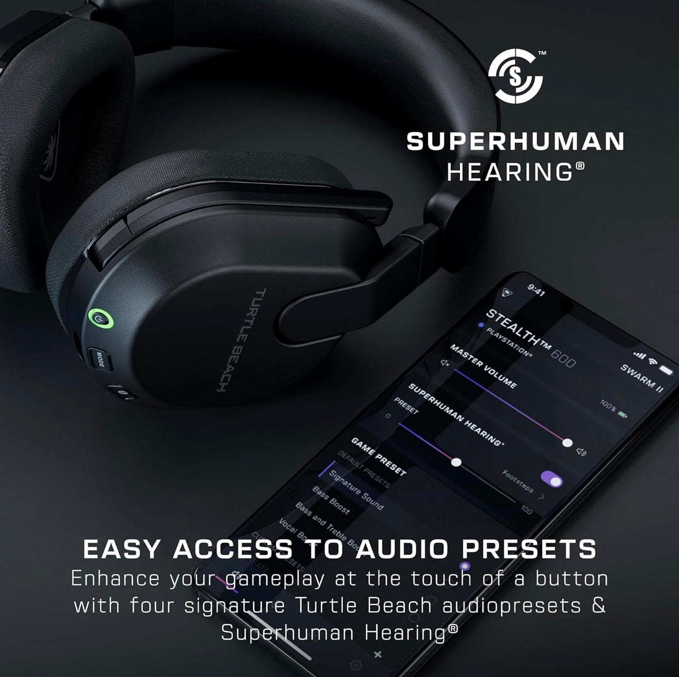 Turtle Beach Stealth 600 Wireless Gaming Headset (White) – Xbox/PS5/PC – Mic Broken, Audio Works Great!