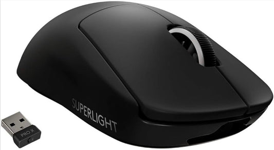 Logitech G PRO X Superlight Wireless Gaming Mouse (Black) – TESTED, WORKS GREAT!