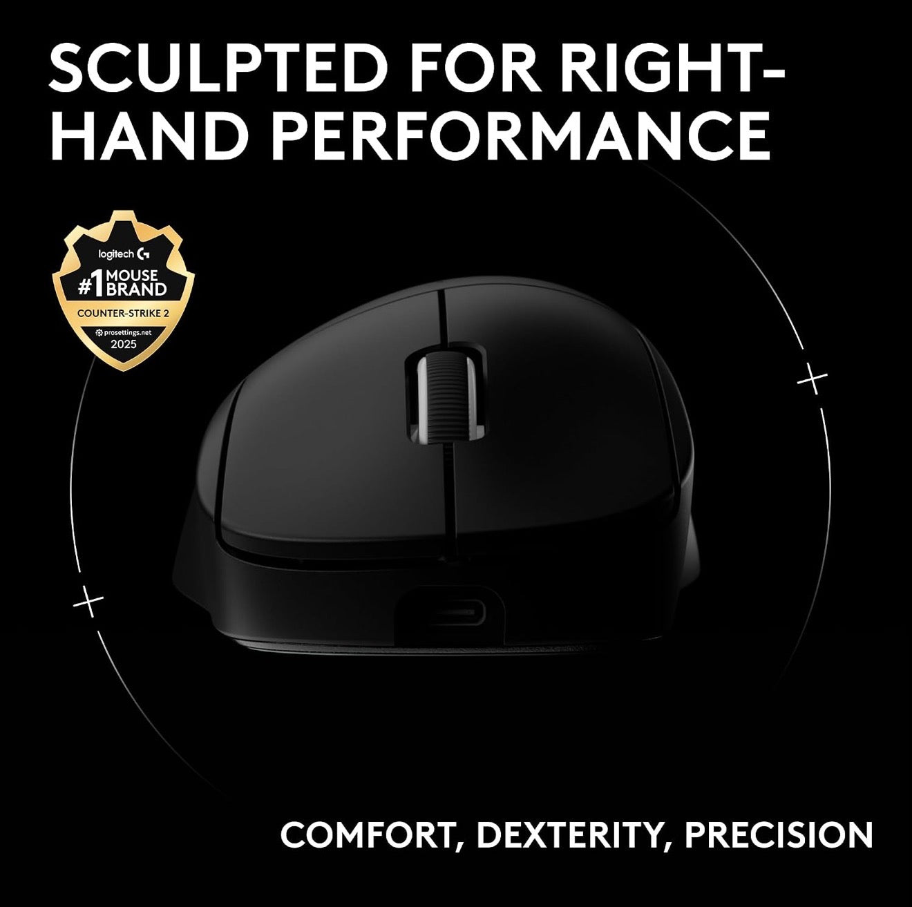 🔥 Logitech G PRO X Superlight 2 DEX Wireless Gaming Mouse (Black) – LIKE NEW, TESTED!