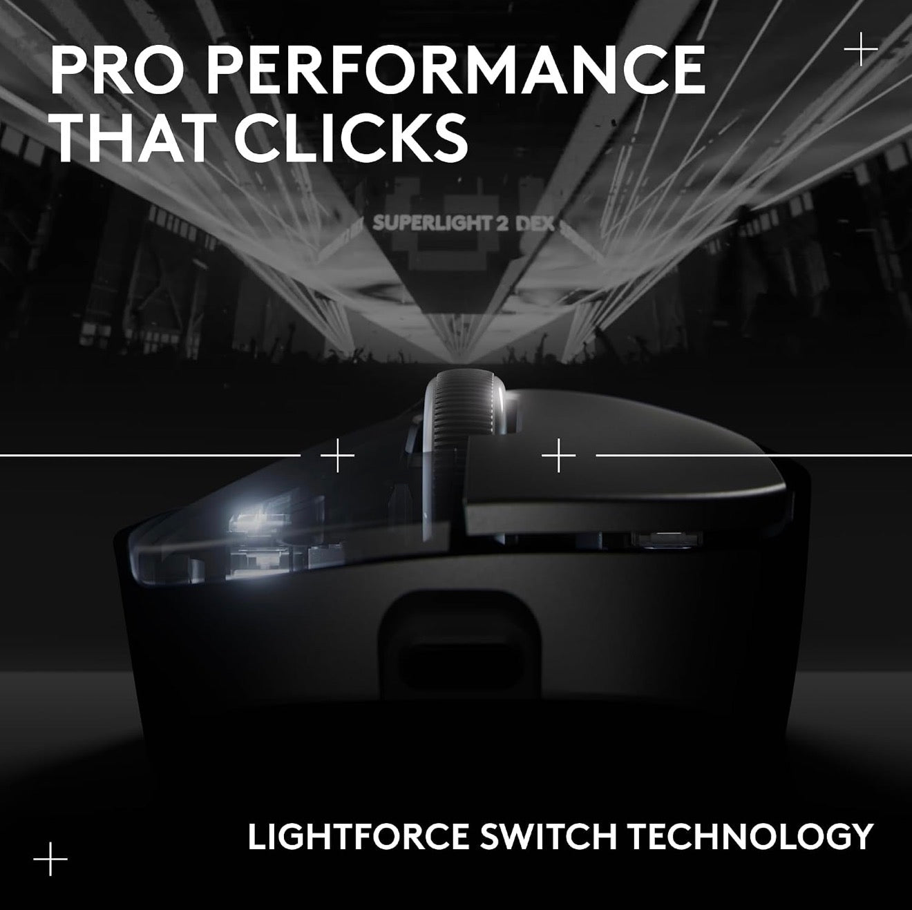 🔥 Logitech G PRO X Superlight 2 DEX Wireless Gaming Mouse (Black) – LIKE NEW, TESTED!