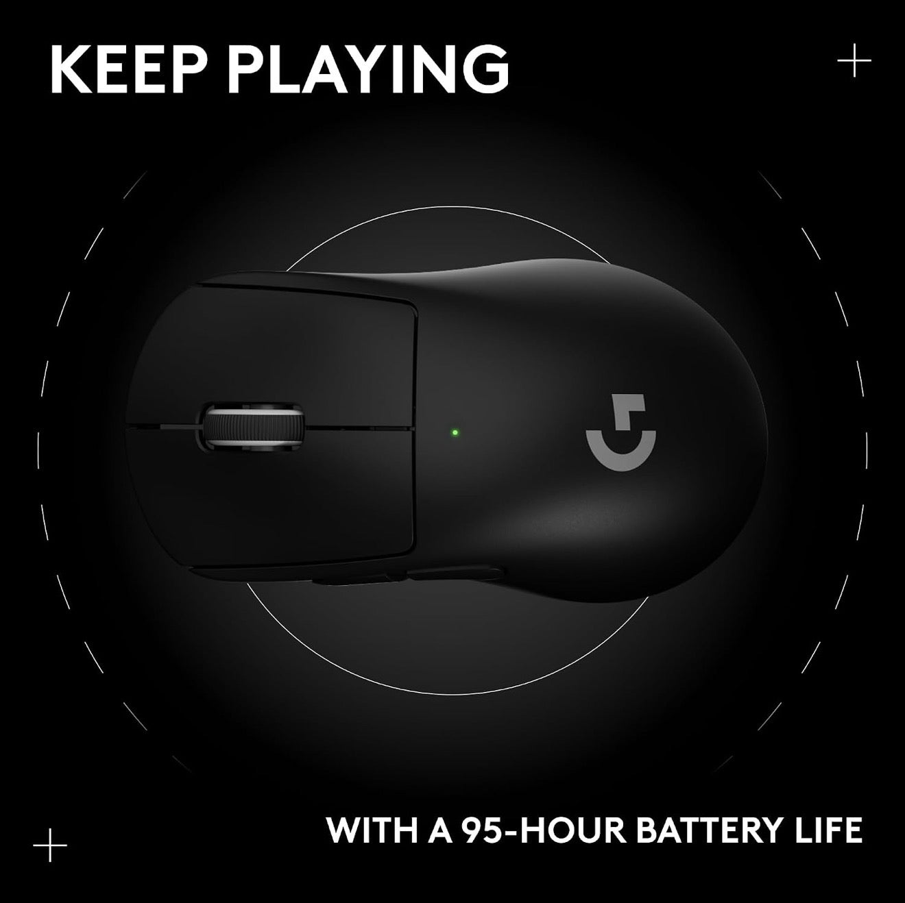 🔥 Logitech G PRO X Superlight 2 DEX Wireless Gaming Mouse (Black) – LIKE NEW, TESTED!