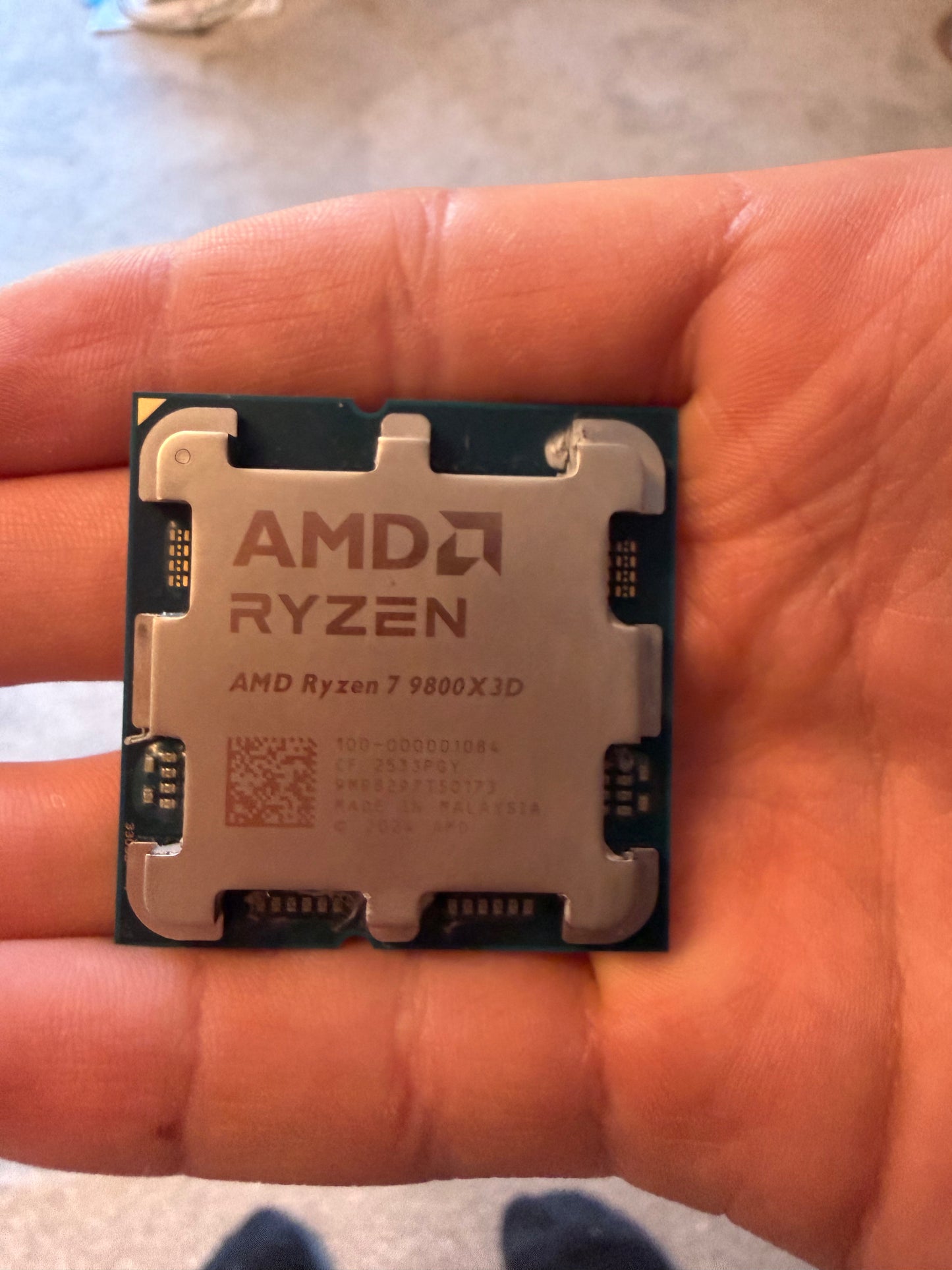 AMD Ryzen 7 9800X3D 8-Core 16-Thread Desktop Processor – BRAND NEW, TESTED & DETECTED!