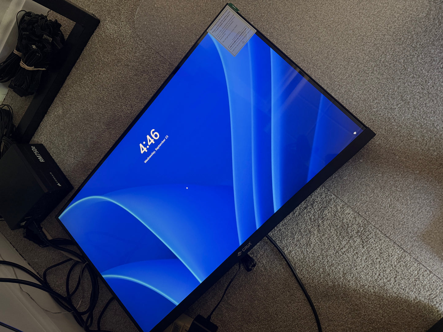 CRUA 27" 4K UHD Monitor (Model CR270H) – BRAND NEW, SEALED FILM, NEVER USED!