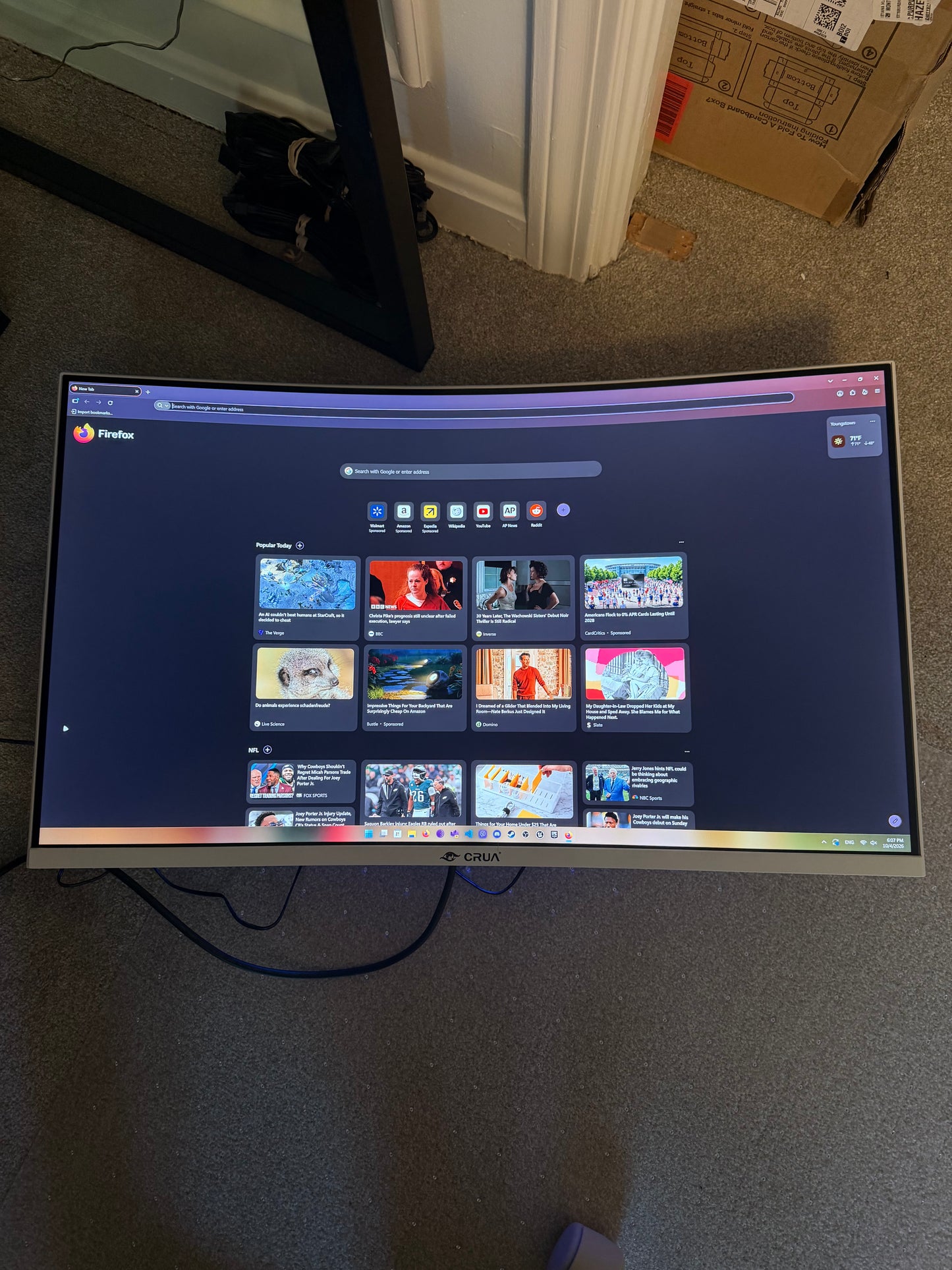 🔥 CRUA 32" 4K UHD 60Hz Curved Monitor 1500R FreeSync Speakers – BRAND NEW