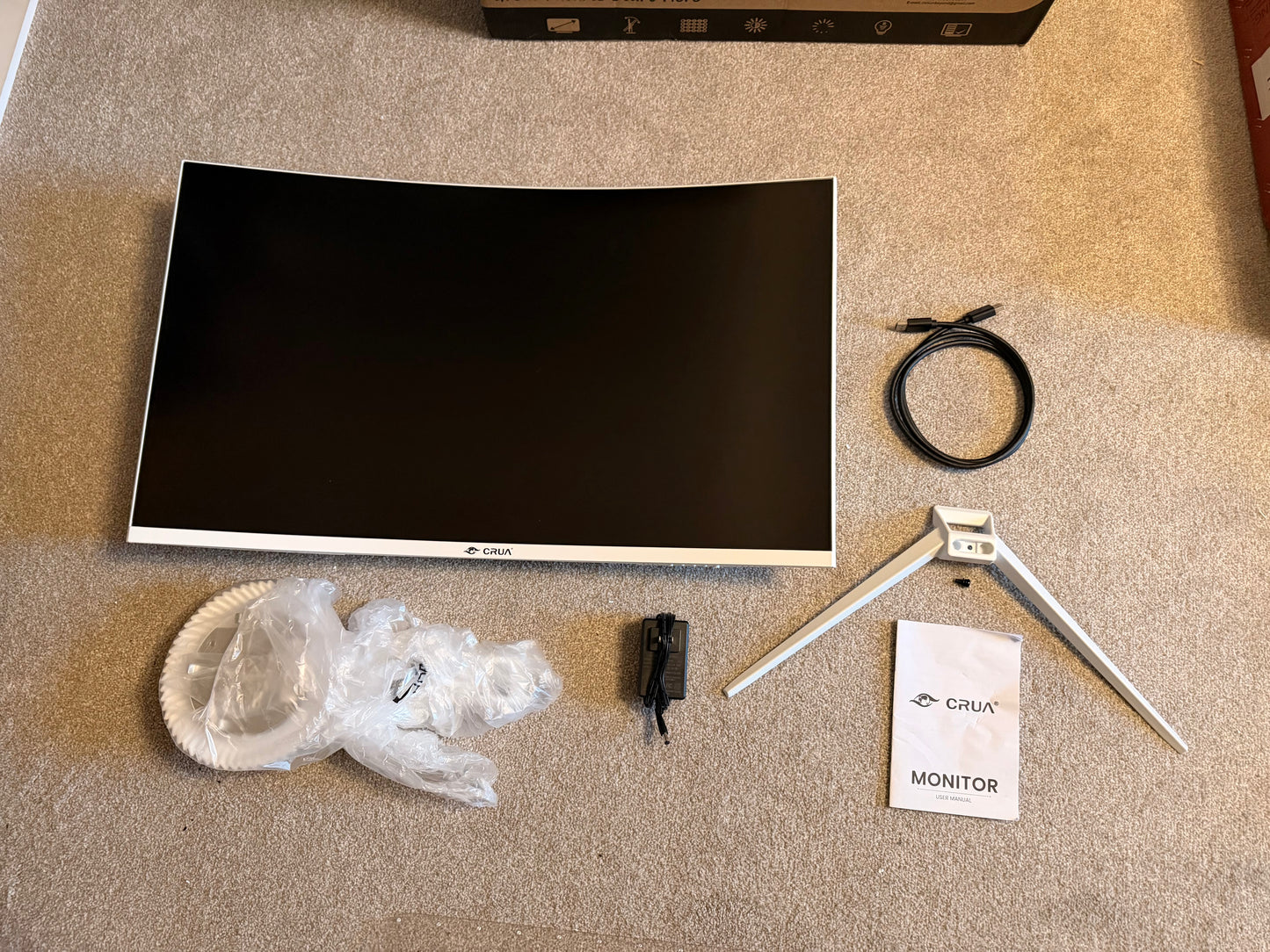 🔥 CRUA 32" 4K UHD 60Hz Curved Monitor 1500R FreeSync Speakers – BRAND NEW