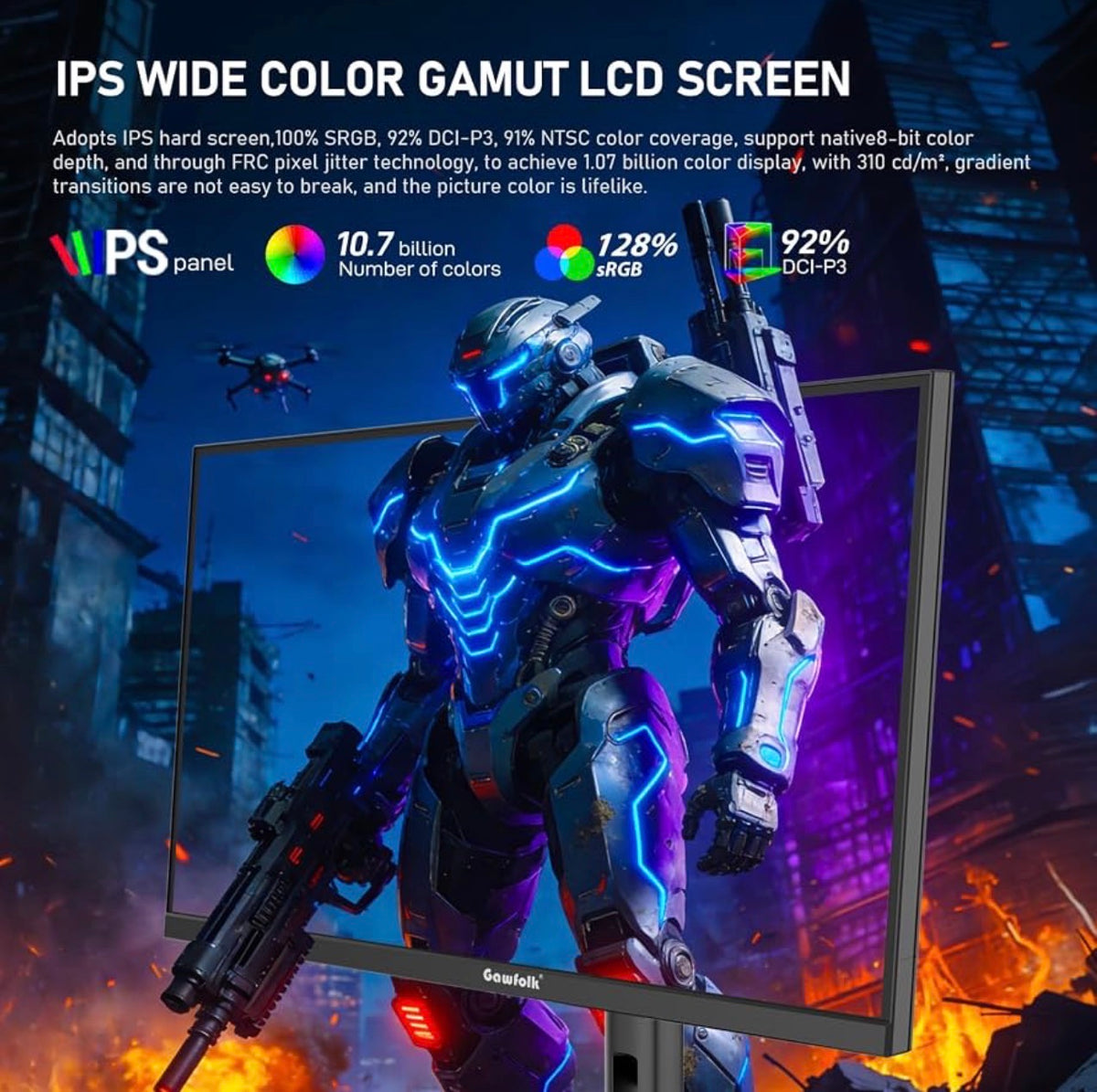 🔥 Gawfolk 27" 4K Gaming Monitor 160Hz/320Hz Dual Mode IPS – BRAND NEW