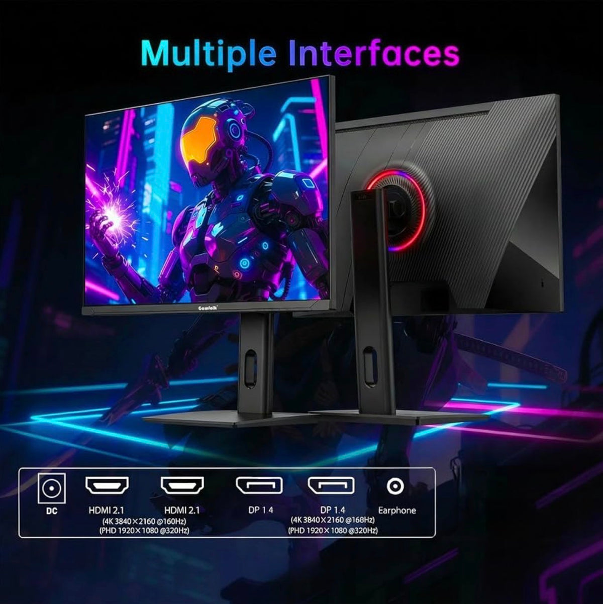 🔥 Gawfolk 27" 4K Gaming Monitor 160Hz/320Hz Dual Mode IPS – BRAND NEW