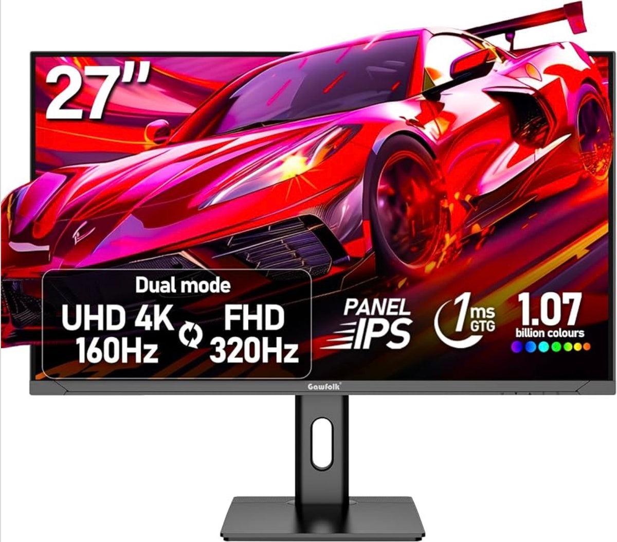 🔥 Gawfolk 27" 4K Gaming Monitor 160Hz/320Hz Dual Mode IPS – BRAND NEW