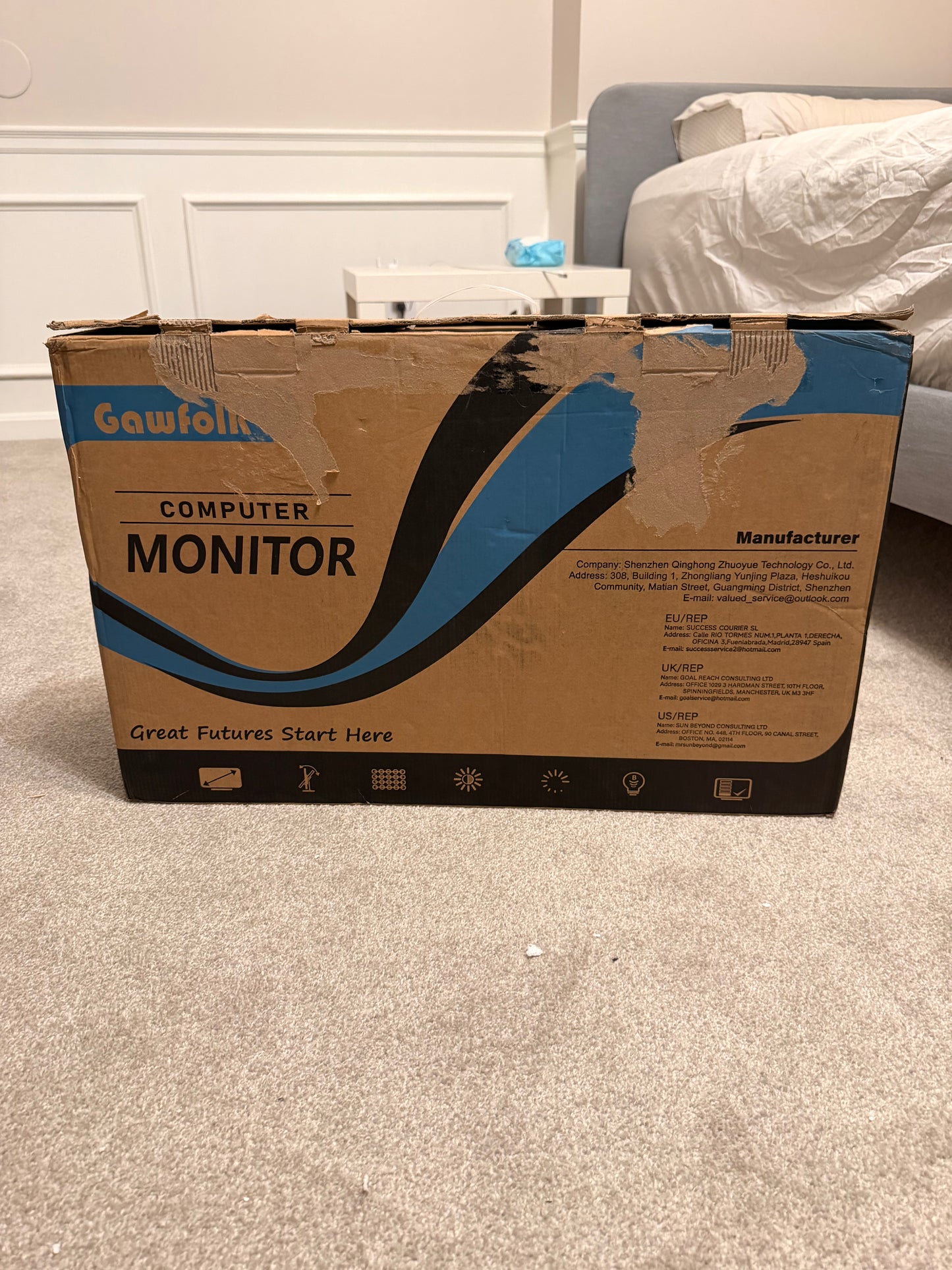🔥 Gawfolk 27" 4K Gaming Monitor 160Hz/320Hz Dual Mode IPS – BRAND NEW
