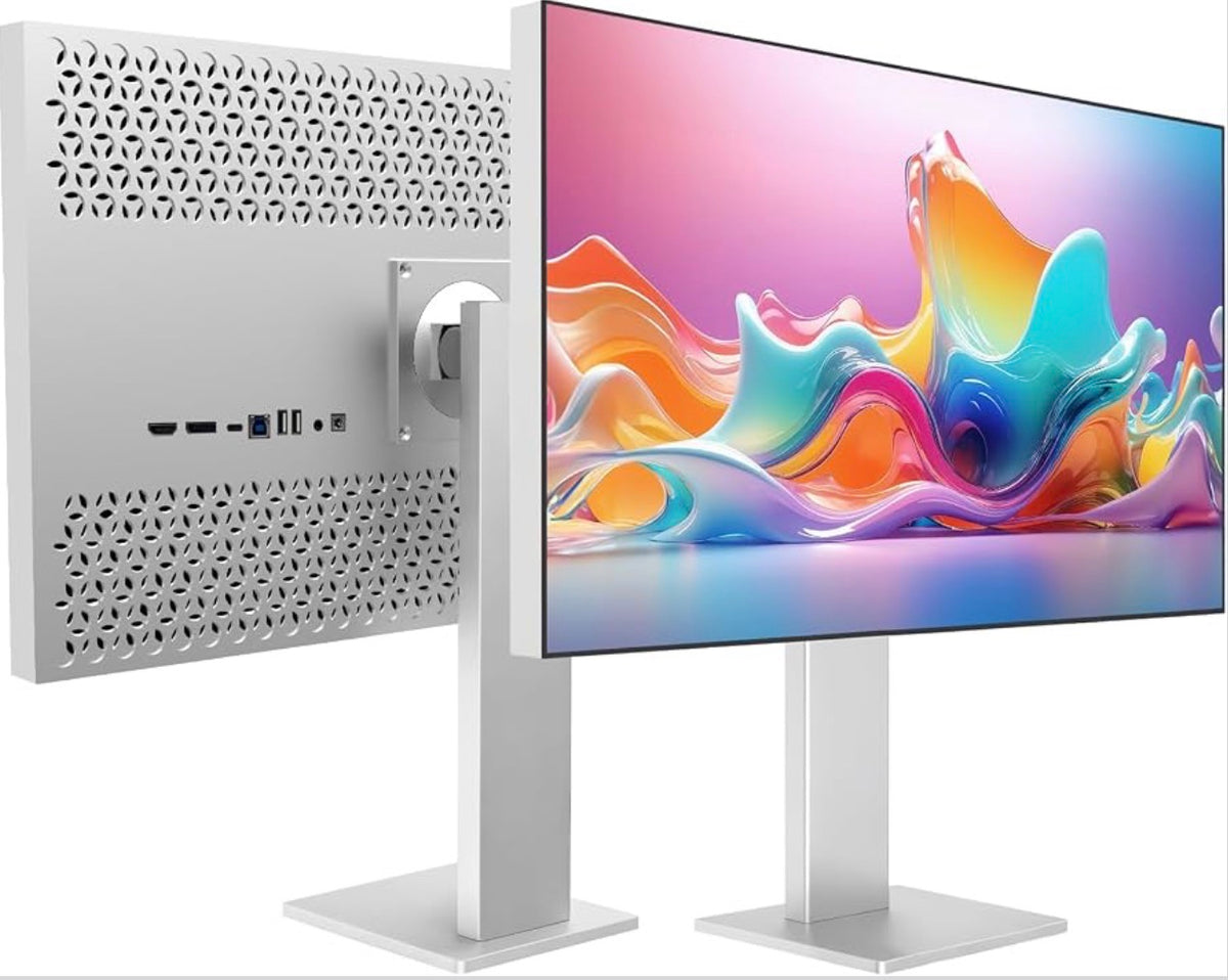 CRUA CR270HG 27" 4K UHD 60Hz IPS USB-C Monitor, Frameless, Silver, Brand New