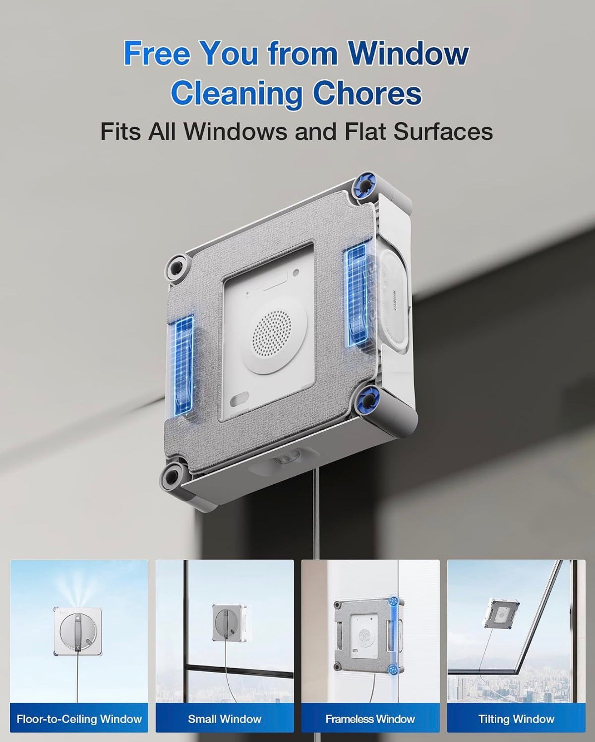 ECOVACS WINBOT W2S Window Cleaning Robot, Works Great, Original Box