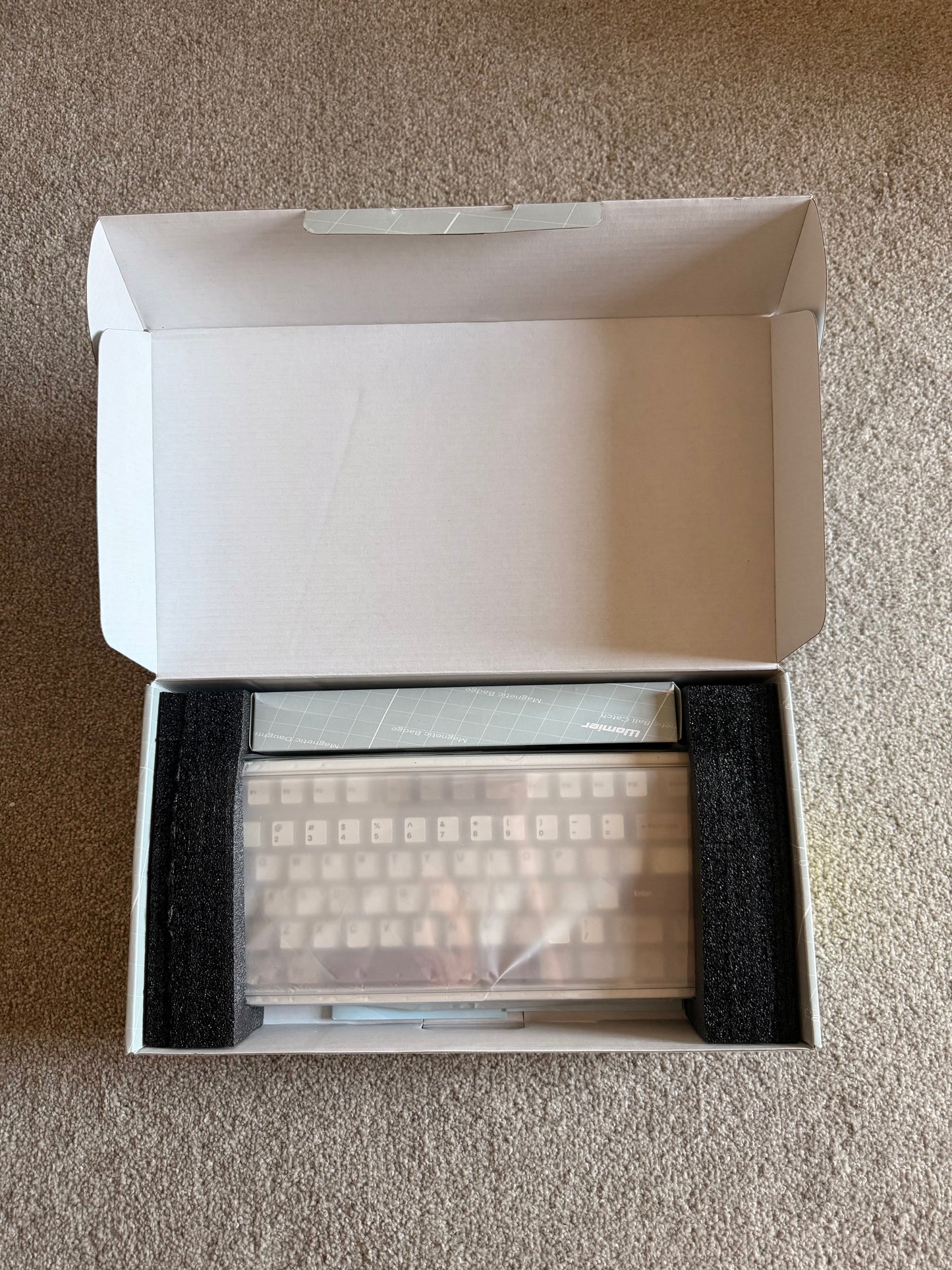 Womier RD75Pro 75% Wireless Mechanical Gaming Keyboard QMK/VIA Hot Swappable RGB, Milk White, Brand New