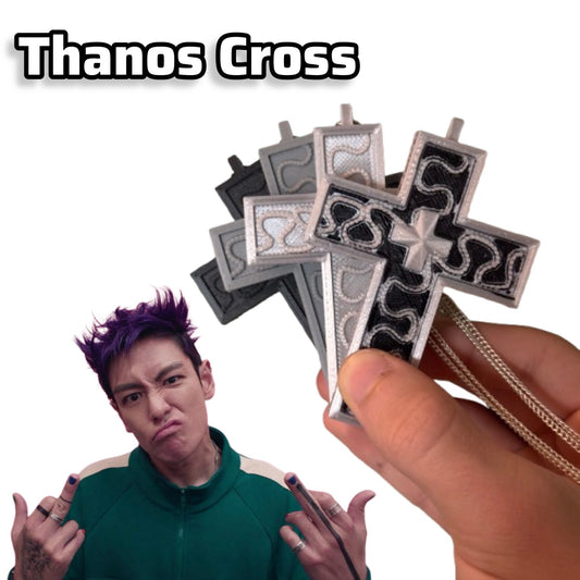 Oxdan Production Thanos Cross - Cool Necklace or Keychain for Cosplay and Fun